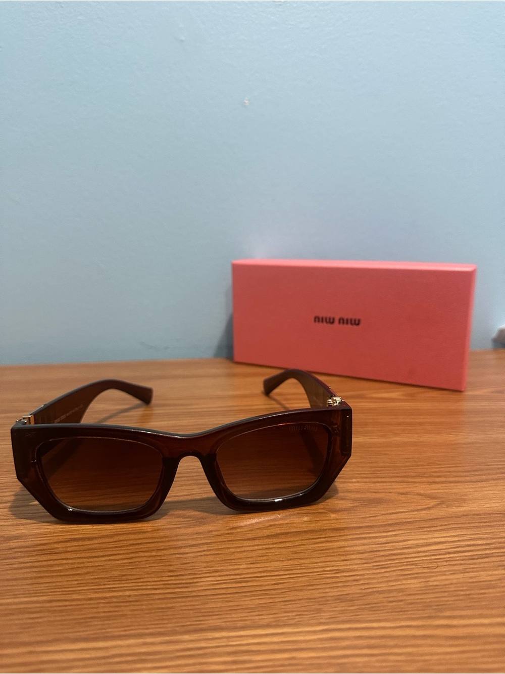 Miu Miu Brown Sunglasses